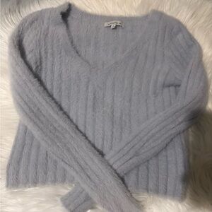 Baby Blue Fuzzy Sweater